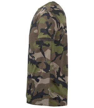 Camo T-Shirt in Camouflage, left side view