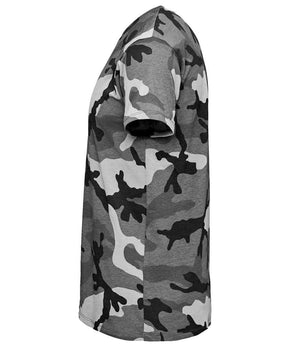 Camo T-Shirt in Grey Camo, left side view