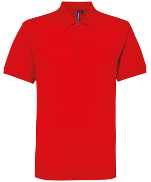 Men’s Polycotton Blend Polo in Red