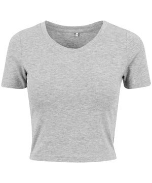Women's Cropped Tee in Grey