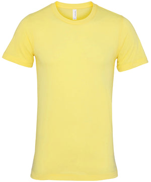 Unisex Jersey Crew Neck T-Shirt in Yellow