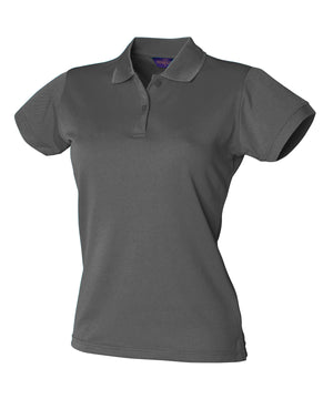 Women's Coolplus® Polo Shirt in Charcoal Grey