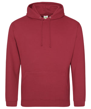 College Hoodie in Brick Red