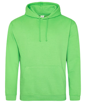 College Hoodie in Lime Green
