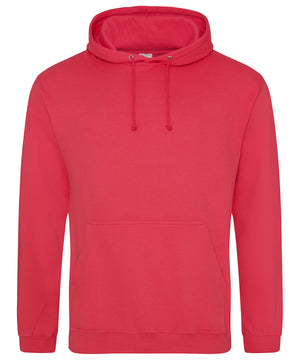 College Hoodie in Lipstick Pink