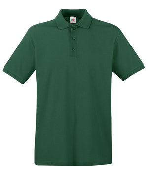 Premium Polo in Bottle Green