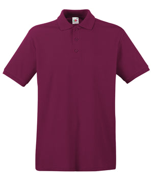 Premium Polo in Burgundy