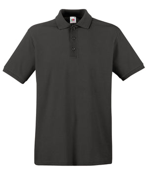 Premium Polo in Light Graphite