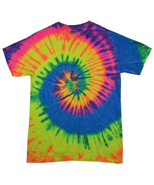 Tie-Dye Shirt in Neon Rainbow