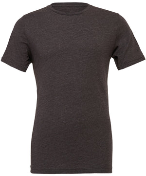 Unisex Heather CVC Short Sleeve T-Shirt in Dark Grey Heather