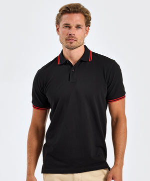 Lifestyle photo of the Men's Classic Fit Tipped Polo