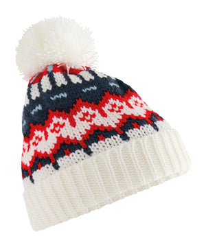Retro ski beanie