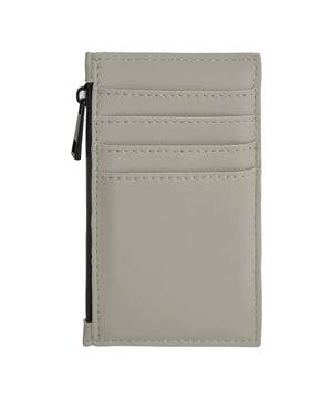 Matte PU Card Holder in Clay, front view