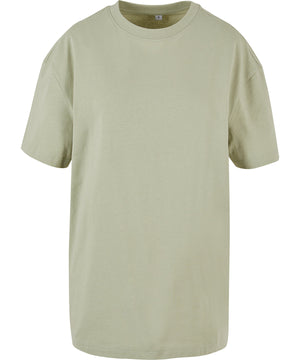 Women's Oversized Boyfriend Tee in Soft Salvia, front view