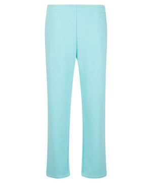 Fluffy Trackpants in Beryl Blue, front view