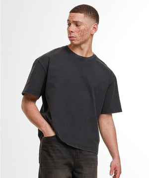 Lifestyle photo of the Vintage Cropped Heavy Oversized Tee