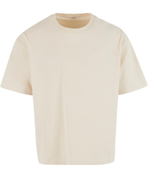 Cropped Oversize Tee in Sand, front view