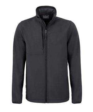 Expert Basecamp Softshell Jacket in Carbon Grey, front view