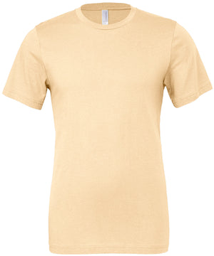 Unisex Jersey Crew Neck T-Shirt in Natural, front view