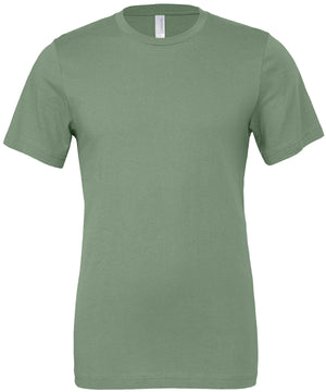 Unisex Jersey Crew Neck T-Shirt in Sage, front view
