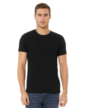 Lifestyle photo of the Unisex Heather CVC Short Sleeve T-Shirt