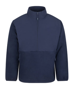 1/2-Zip Microfleece in Navy, front view