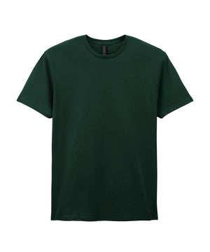 Softstyle™ Adult Ringspun T-Shirt in Forest Green, front view