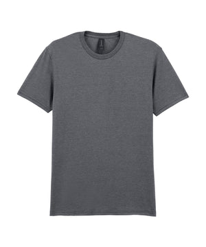 Softstyle™ Adult Ringspun T-Shirt in Graphite Heather, front view