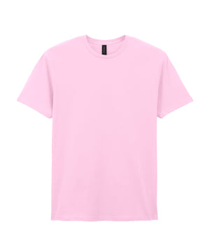 Softstyle™ Adult Ringspun T-Shirt in Light Pink, front view
