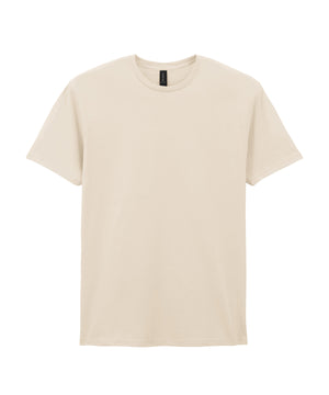 Softstyle™ Adult Ringspun T-Shirt in Natural, front view