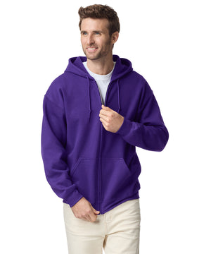 Lifestyle photo of the Heavy Blend™ Full-Zip Hooded Sweatshirt