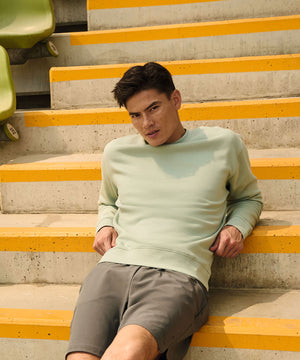 Set-in sleeve sweatshirt