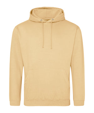 College Hoodie in Desert Sand, front view