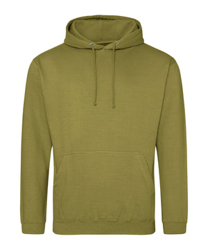College Hoodie in Khaki, front view