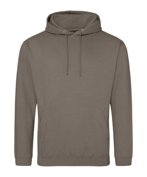 College Hoodie in Natural Clay, front view