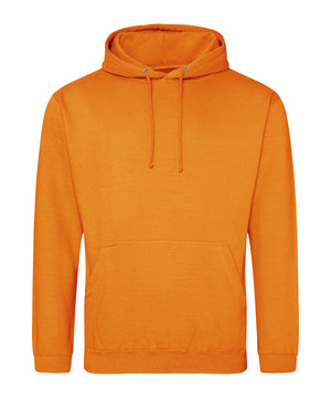 College Hoodie in Pumpkin Pie, front view