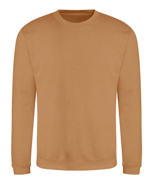 Awdis Sweatshirt in Caramel Latte, front view