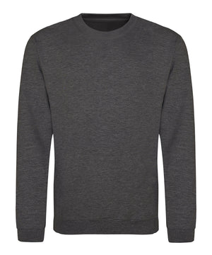 Awdis Sweatshirt in Charcoal, front view