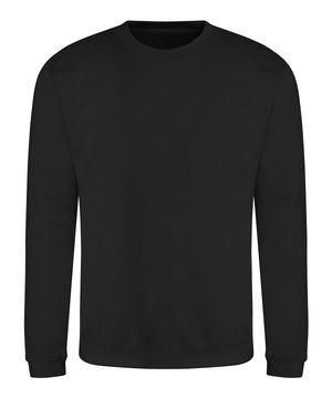 Awdis Sweatshirt in Jet Black, front view