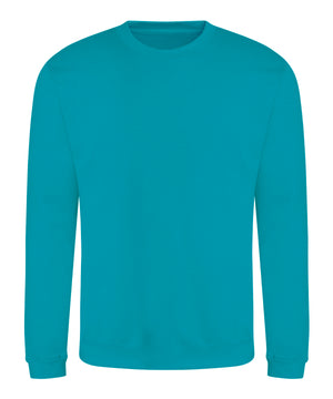 Awdis Sweatshirt in Lagoon Blue, front view