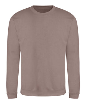 Awdis Sweatshirt in Mocha Brown, front view