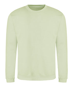Awdis Sweatshirt in Pistachio Green, front view