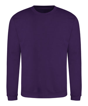 Awdis Sweatshirt in Purple, front view