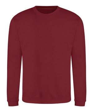 Awdis Sweatshirt in Red Hot Chilli, front view