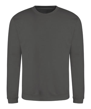 Awdis Sweatshirt in Steel Grey, front view