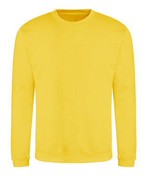 Awdis Sweatshirt in Sun Yellow, front view
