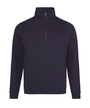 Sophomore ¼ Zip Sweatshirt in New French Navy, front view