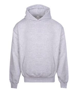 Signature Heavyweight Hoodie in Ash, front view