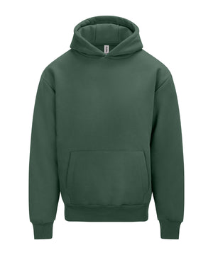 Signature Heavyweight Hoodie in Bottle Green, front view