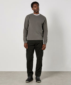 Regular fit piqué sweatshirt
